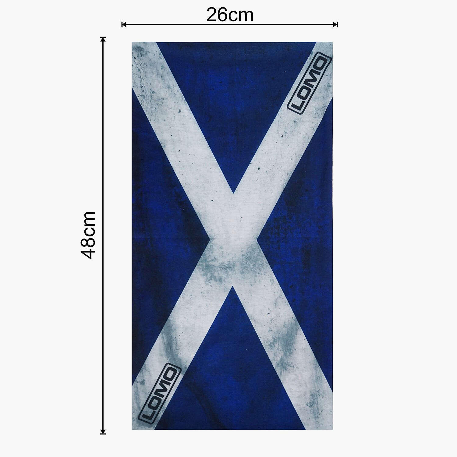 Lomo Scottish Headover Tube Multifunctional Scarf - Saltire Flag 2/5