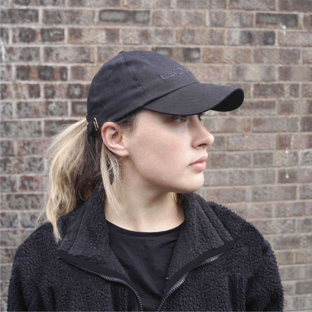 Lomo Baseball Skip Cap - Black 3/5