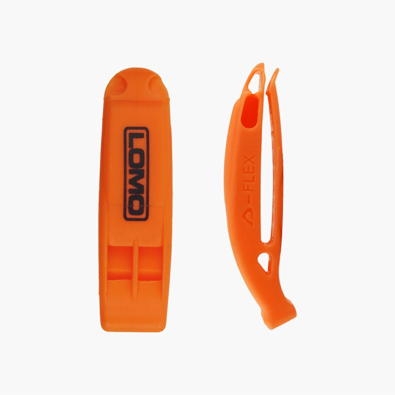 Lomo Plastic Marine Safety Whistle - Orange 2/3