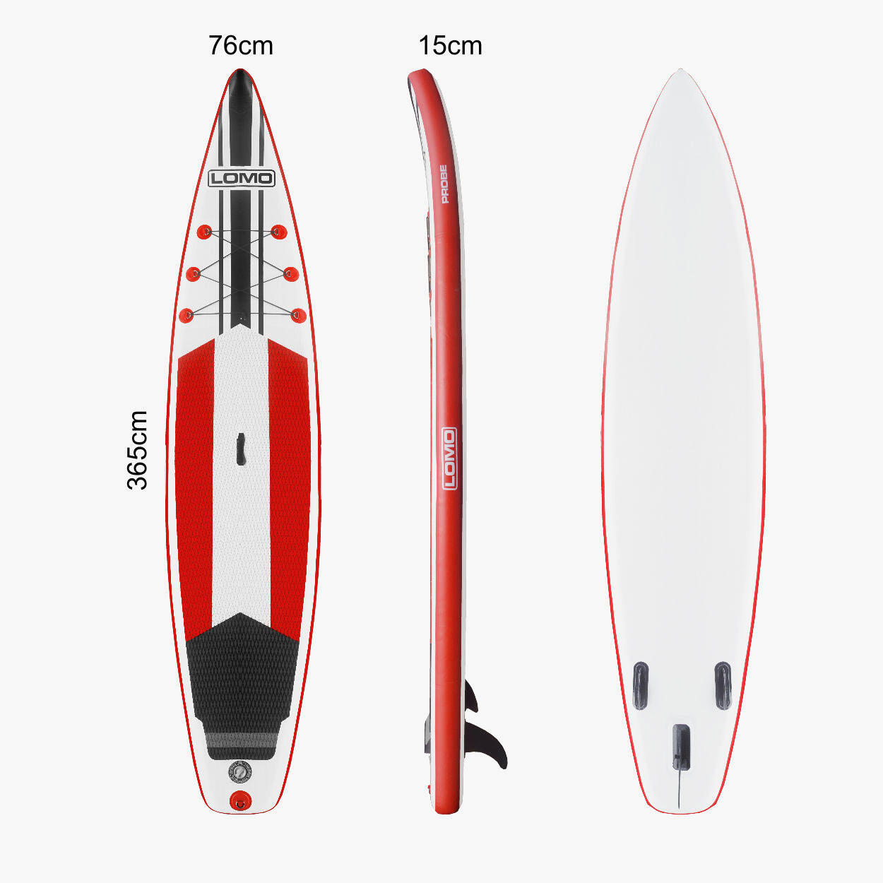 Lomo Probe Inflatable Stand Up Paddle Board ISUP 12' 4/8