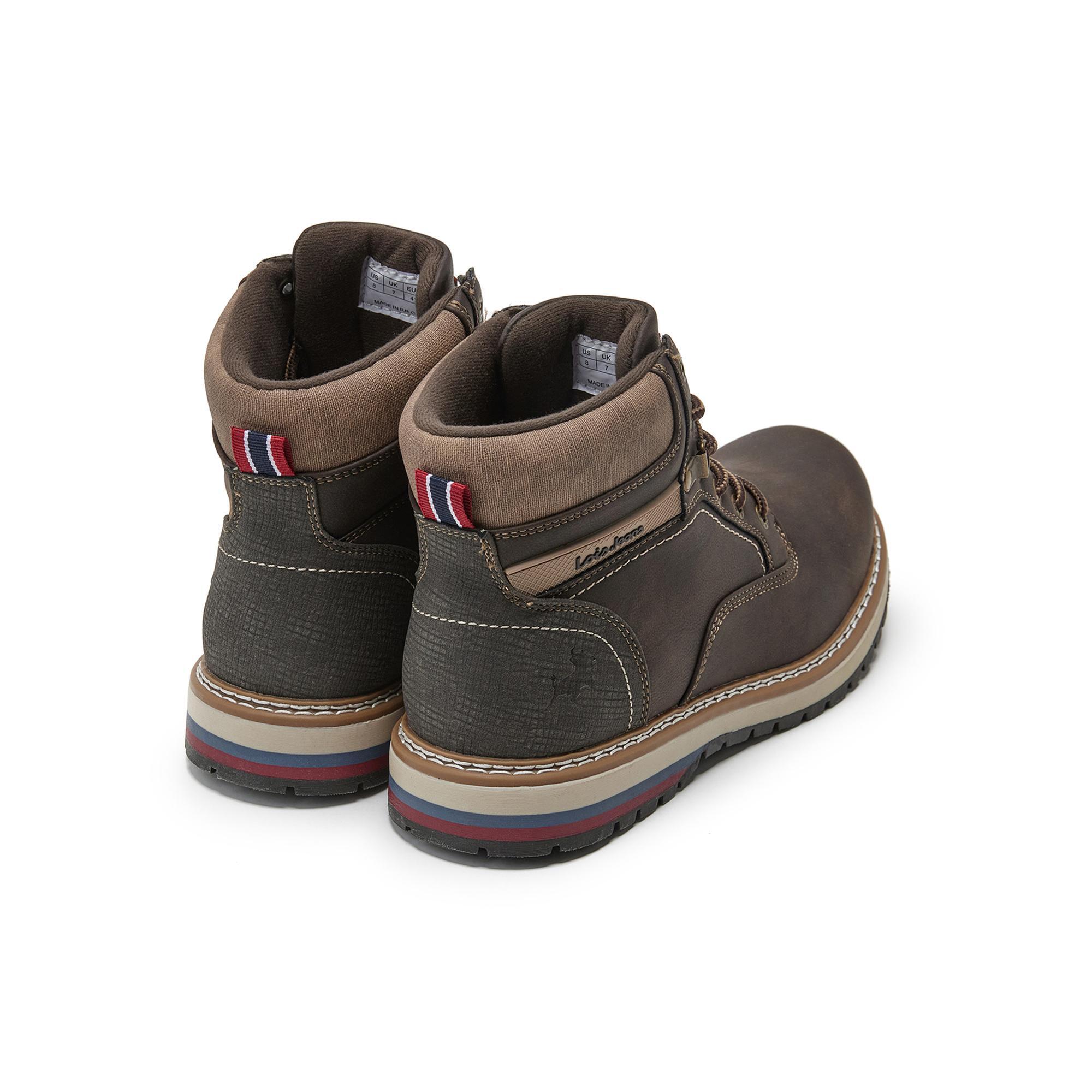 Botas Lois Hombre 64001  Marrones  con Cordones 3/5