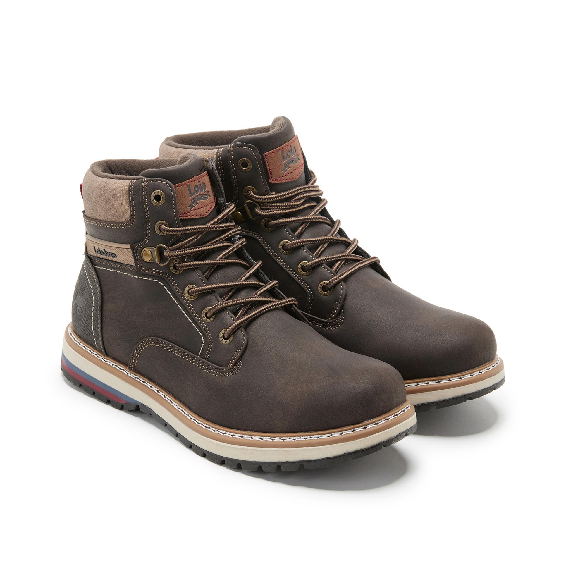 Botas Lois Hombre 64001  Marrones  con Cordones 2/5