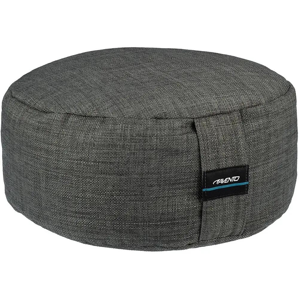 Meditation Cushion - Zafu - Round - Grey