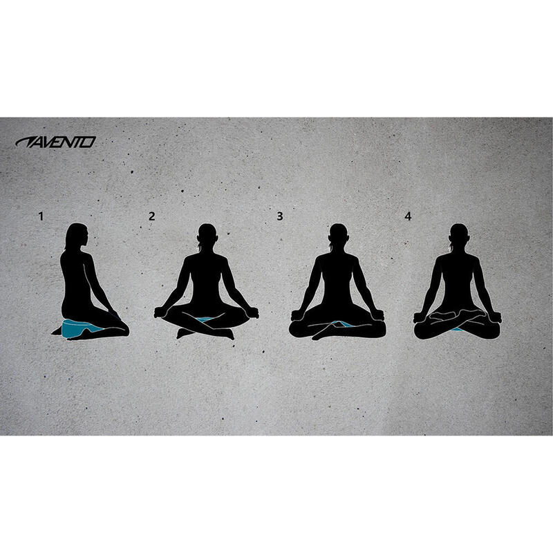 Pernă de meditație - Zafu - Rotundă - Gri