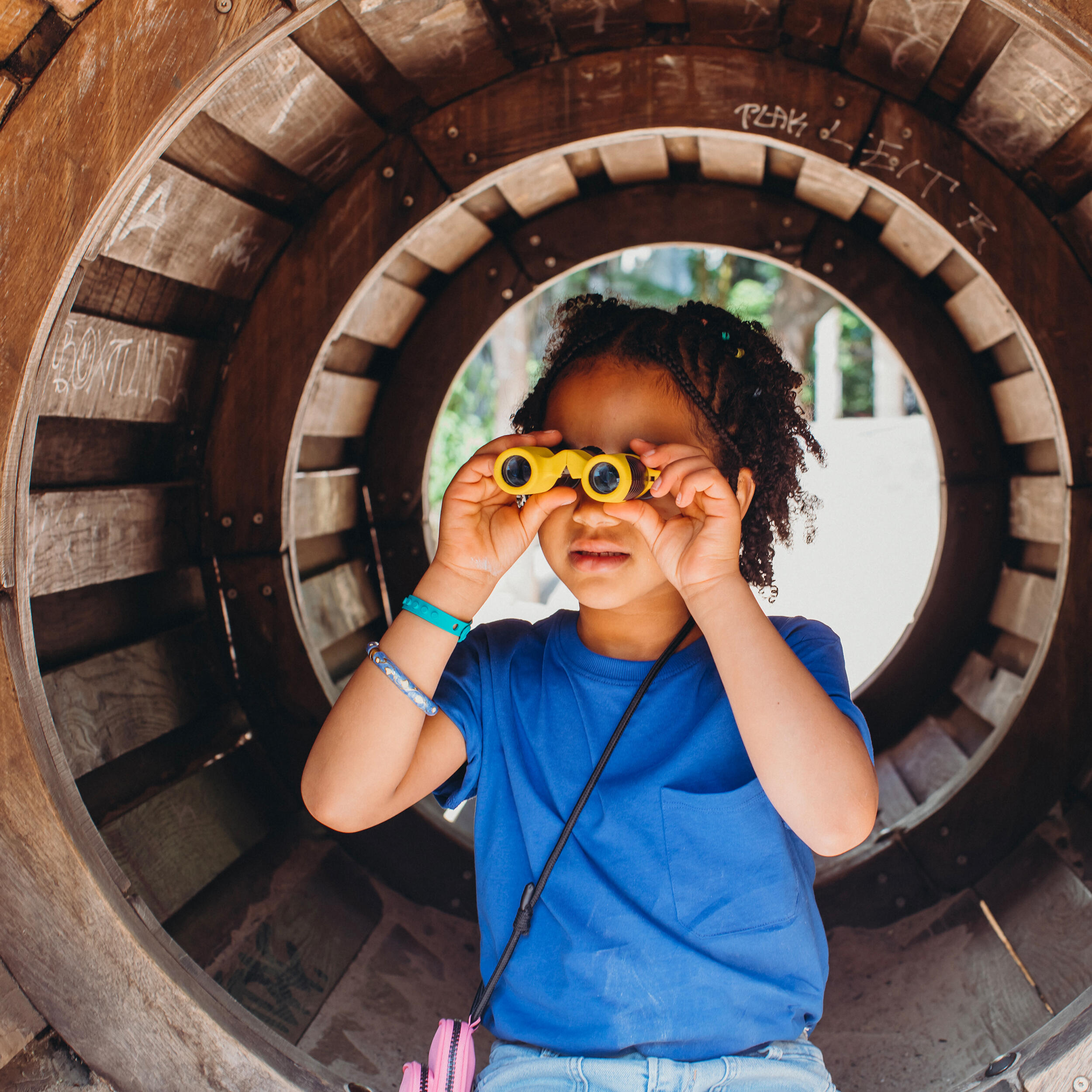 NATIONAL GEOGRAPHIC 6x21 Prismáticos para Niños robusto y compacto de aventuras 5/7