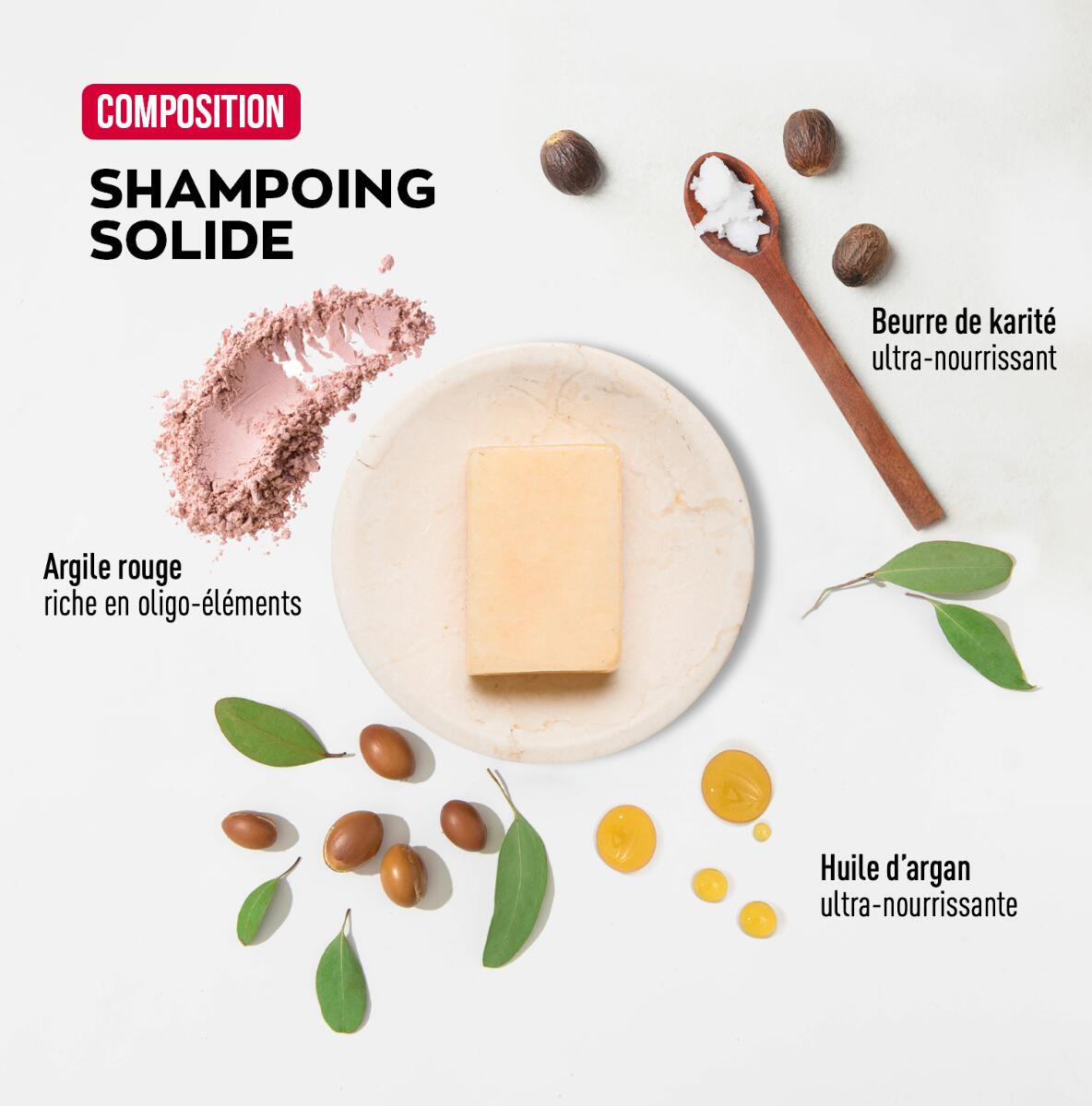 Shampoing Solide Bio - Beauté & Vitalité - 80 g 2/6