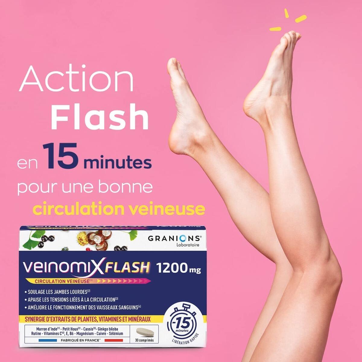 GRANIONS Veinomix Flash 1200 mg 5/6