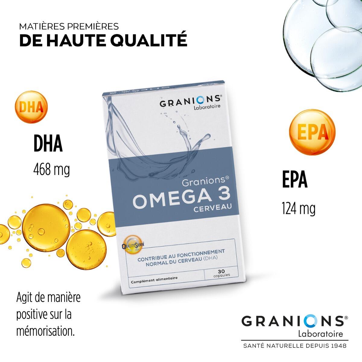 GRANIONS Omega 3 Cerveau 4/7
