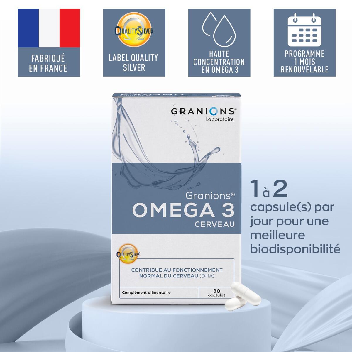GRANIONS Omega 3 Cerveau 2/7