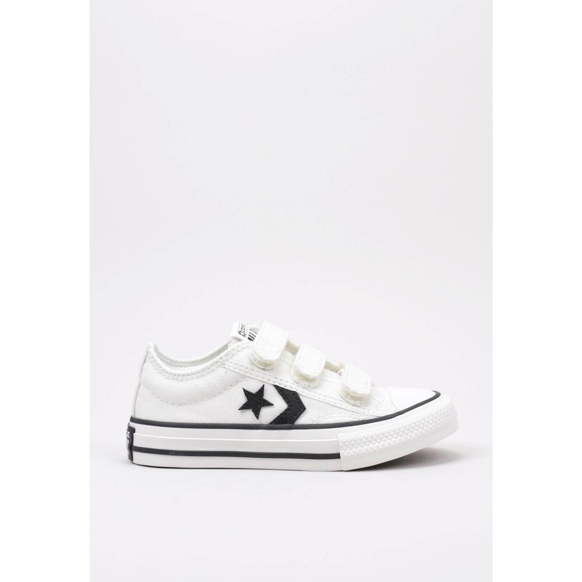 Zapatillas deportivas Ninos velcro Converse Star Player 76 Blanco Decathlon