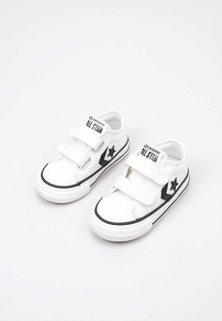 Zapatillas deportivas Niños velcro Converse Star Player 76 Canvas Blanco 2/5