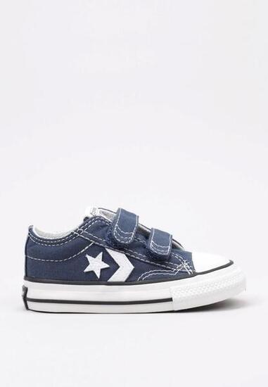 Zapatillas deportivas Niños velcro Converse Star Player 76 Canvas Azul