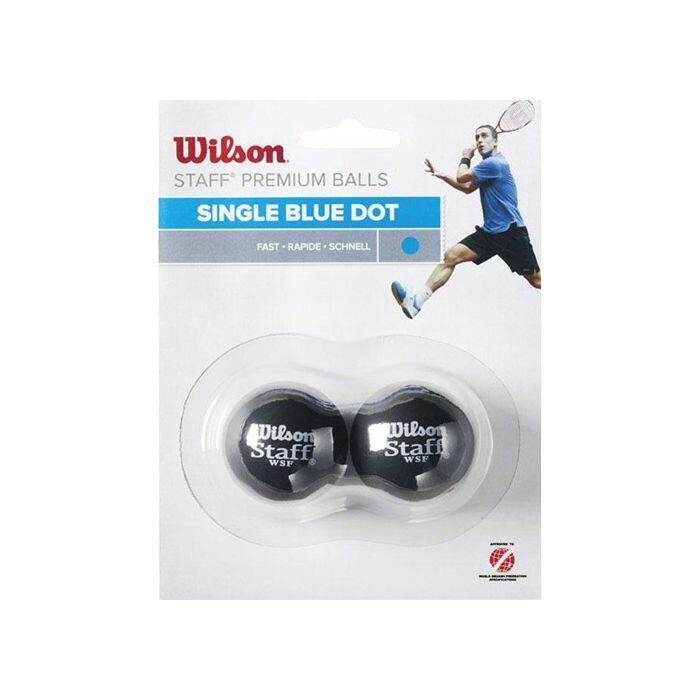 Piłki do squasha Wilson Staff Blue Dot 2 szt