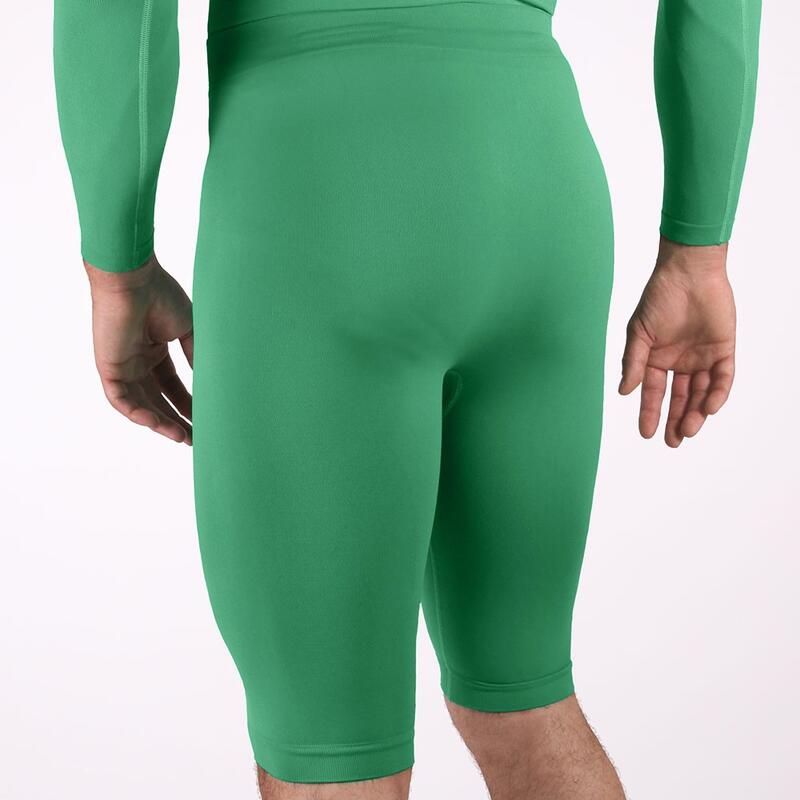 Pantaloni termici corto adulti Ho Soccer verde
