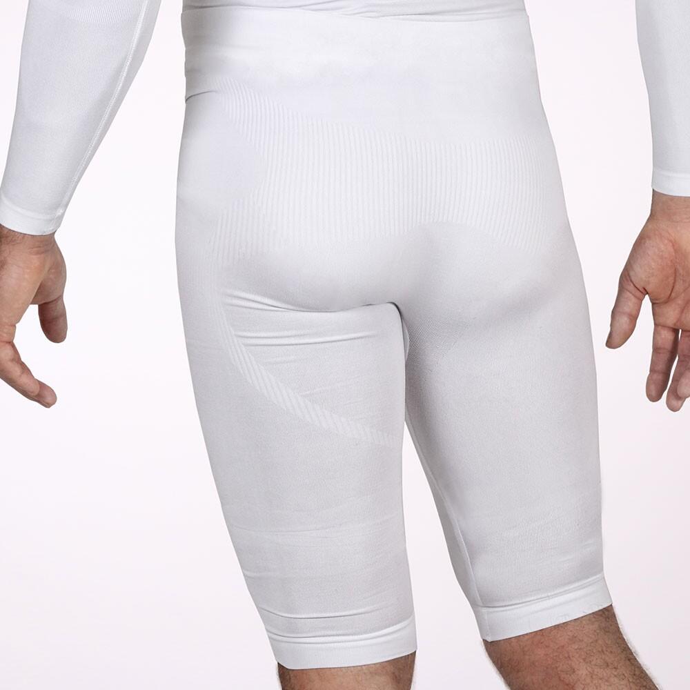 Pantaloni termici corto adulti Ho Soccer bianco 2/2