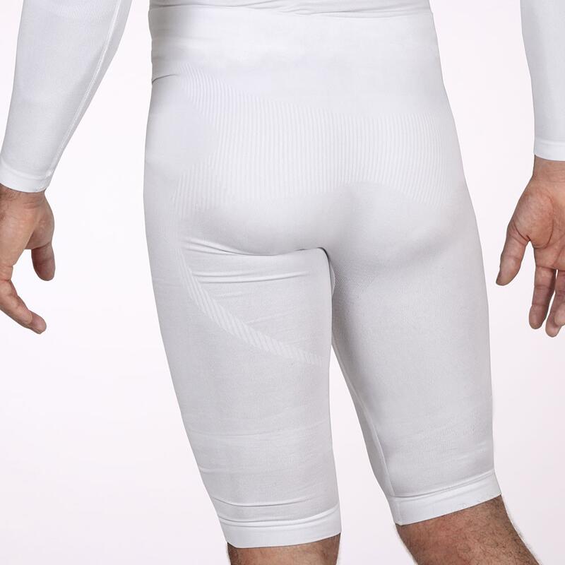 Pantaloni termici corto adulti Ho Soccer bianco