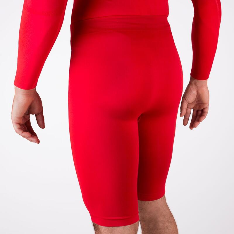 Pantaloni termici corto adulti Ho Soccer rosso