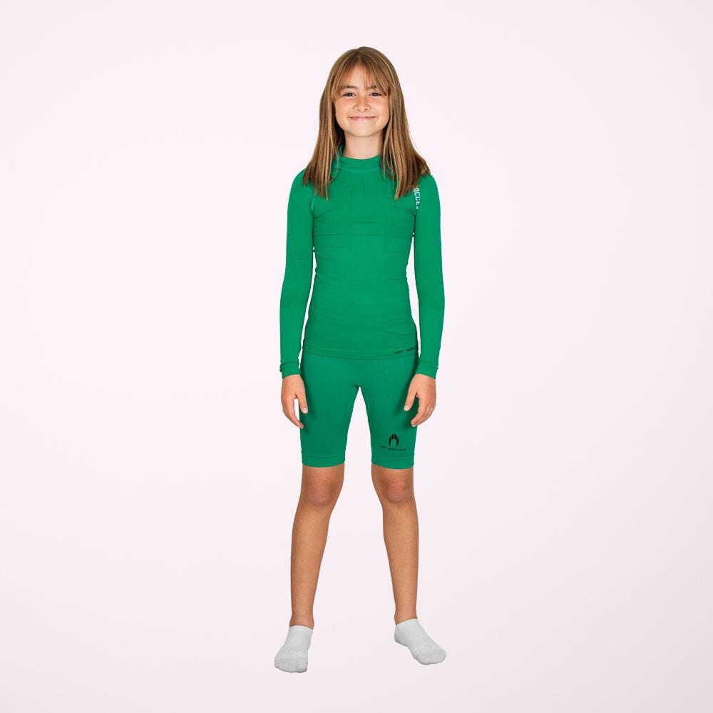 Malla térmica Interior corta Niño Ho Soccer verde 2/6