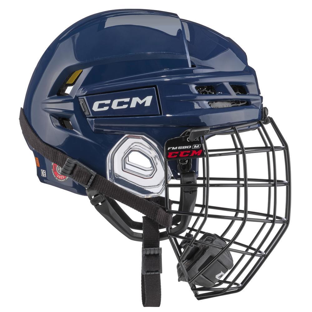 Casco de hockey sobre hielo Tacks 720 Combo - Azul oscuro 3/6