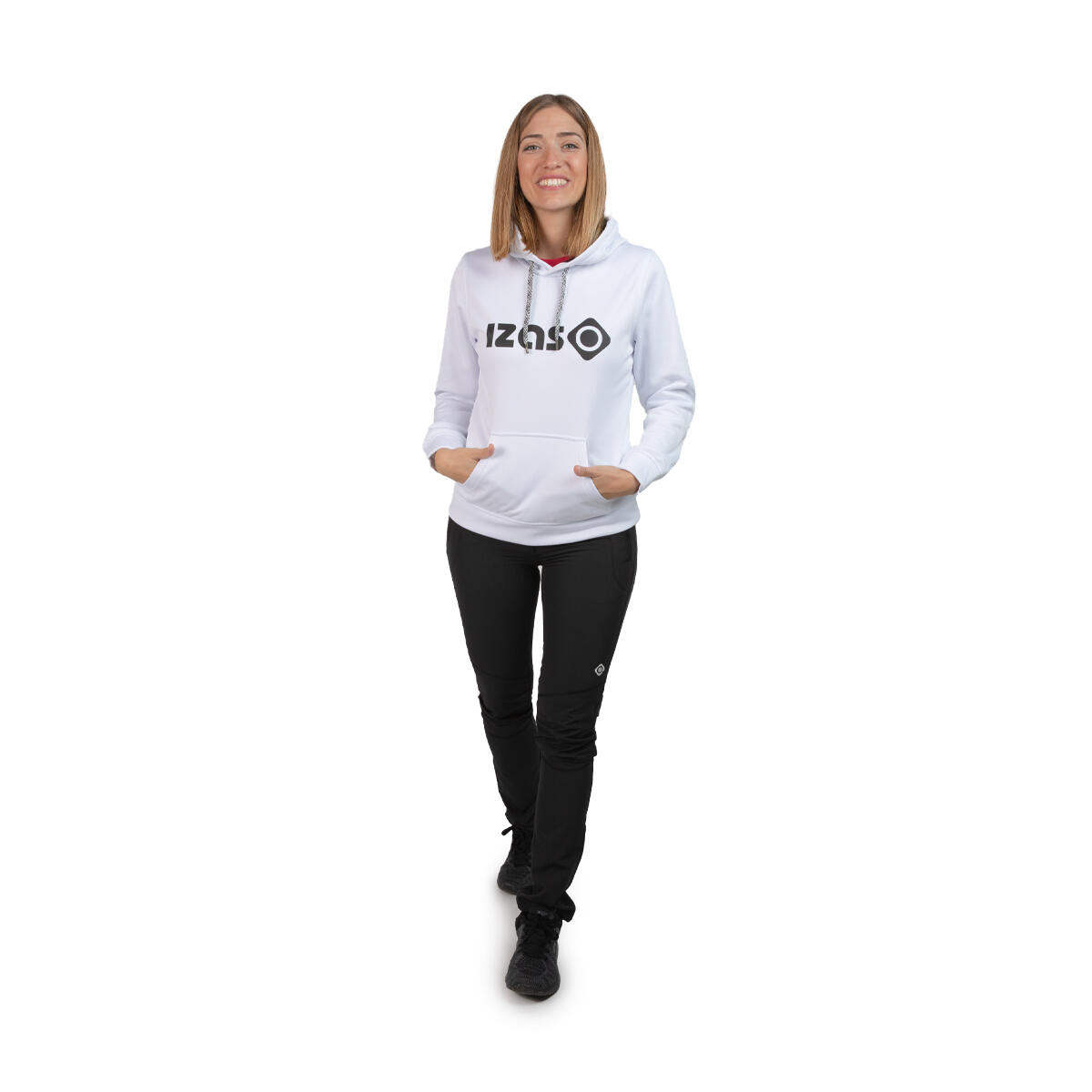 Izas DUERO W felpa sportiva da donna con cappuccio 5/6