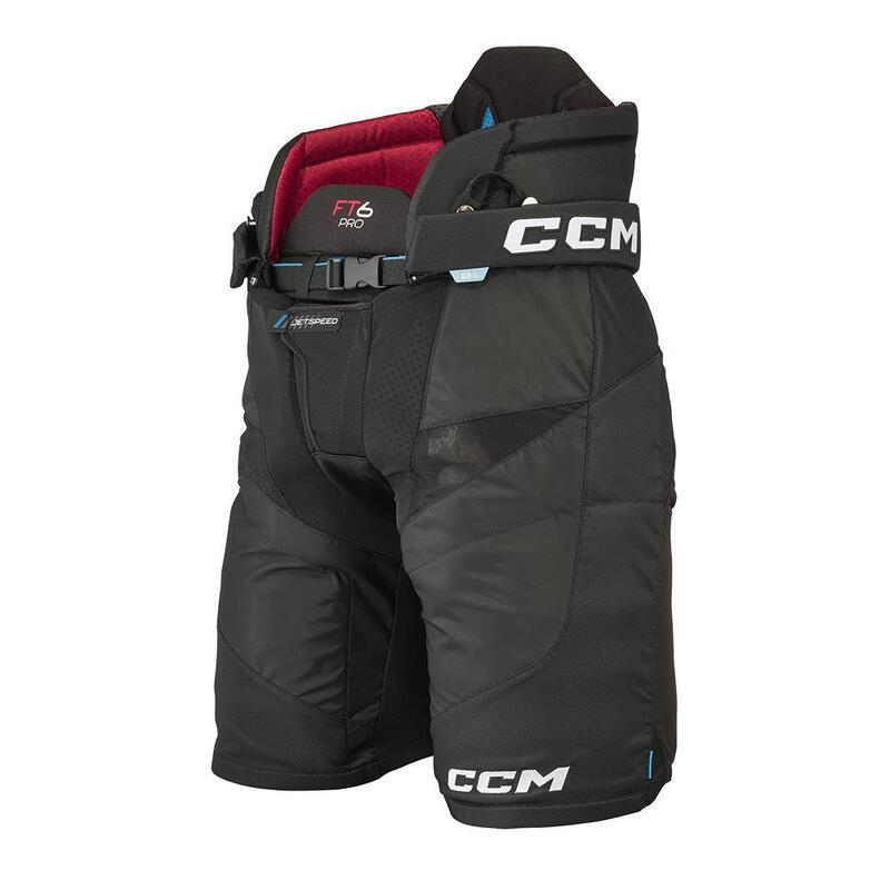 Pantalón hockey Negro Adultos CCM Jetspeed FT6 Pro
