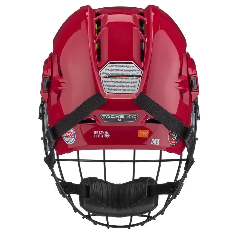Casco de hockey sobre hielo Tacks 720 Combo - Rojo 4/6