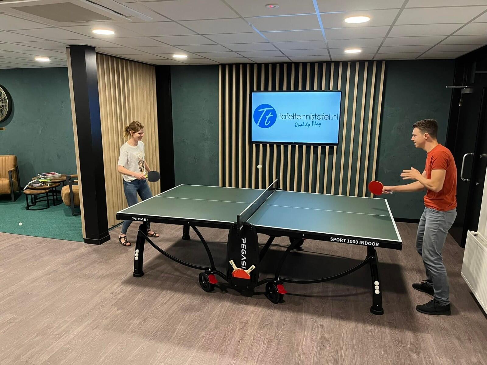 Table de tennis de table pegasi 1000 vert intérieur 2/6