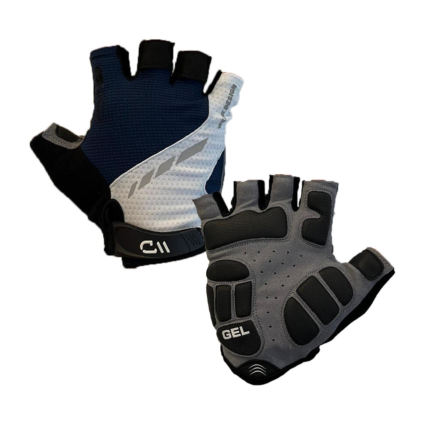 WEAR DESIGN PERFORMANCE GEL fietshandschoenen Blauw/wit