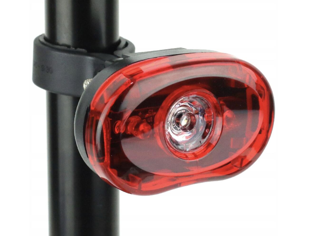 Lampe arrière à LED pour vélo rouge 4/4