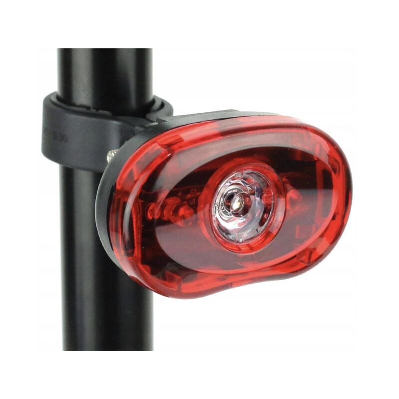 Lampe arrière à LED pour vélo rouge