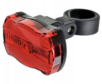 Led achterlicht rood met batterijen