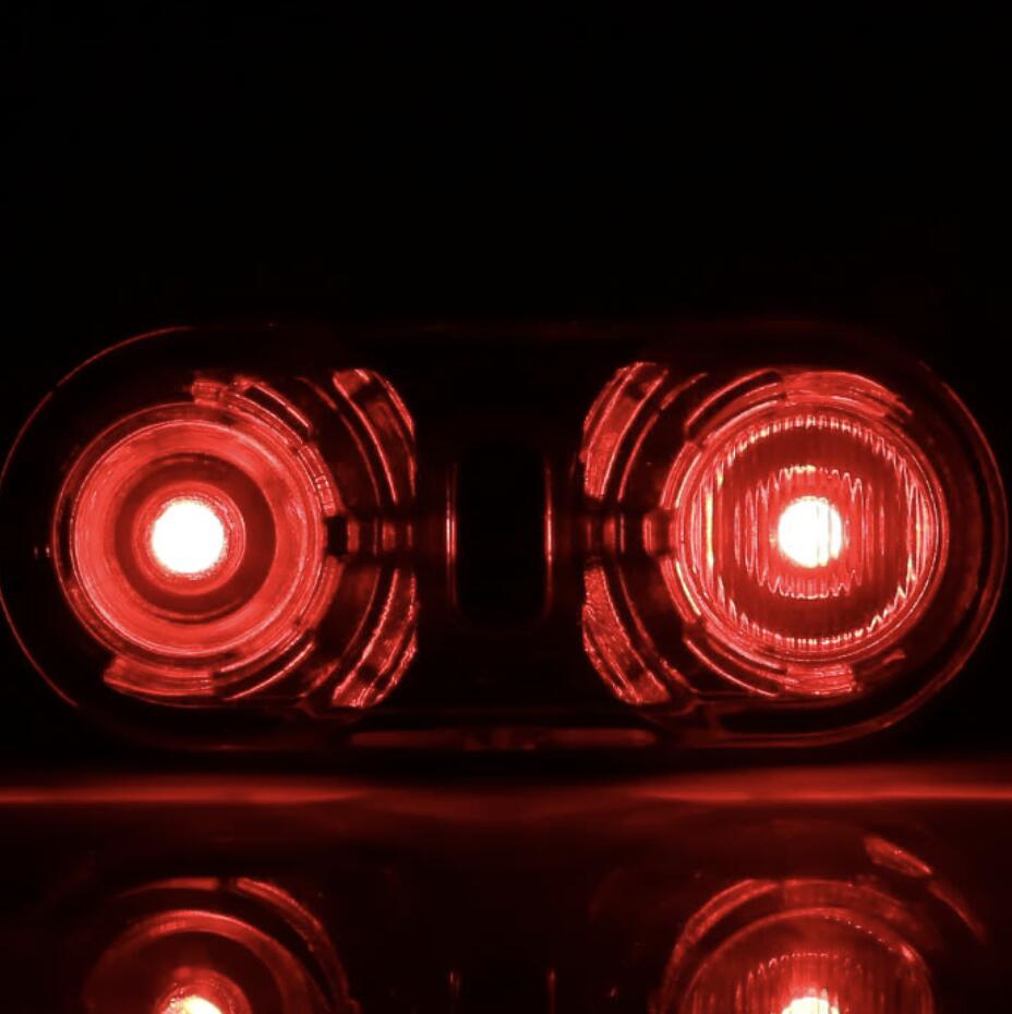 Achterlicht Fiets - LED met batterij 6/7