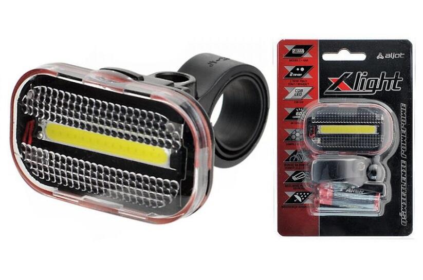Lampka rowerowa 60 lumenów - LED z odblaskami - Oświetlenie rowerowe 2/2