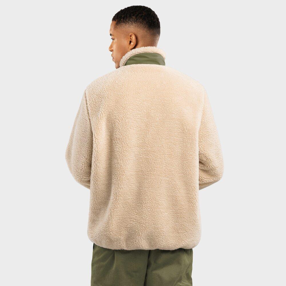 Veste sherpa homme beige sale