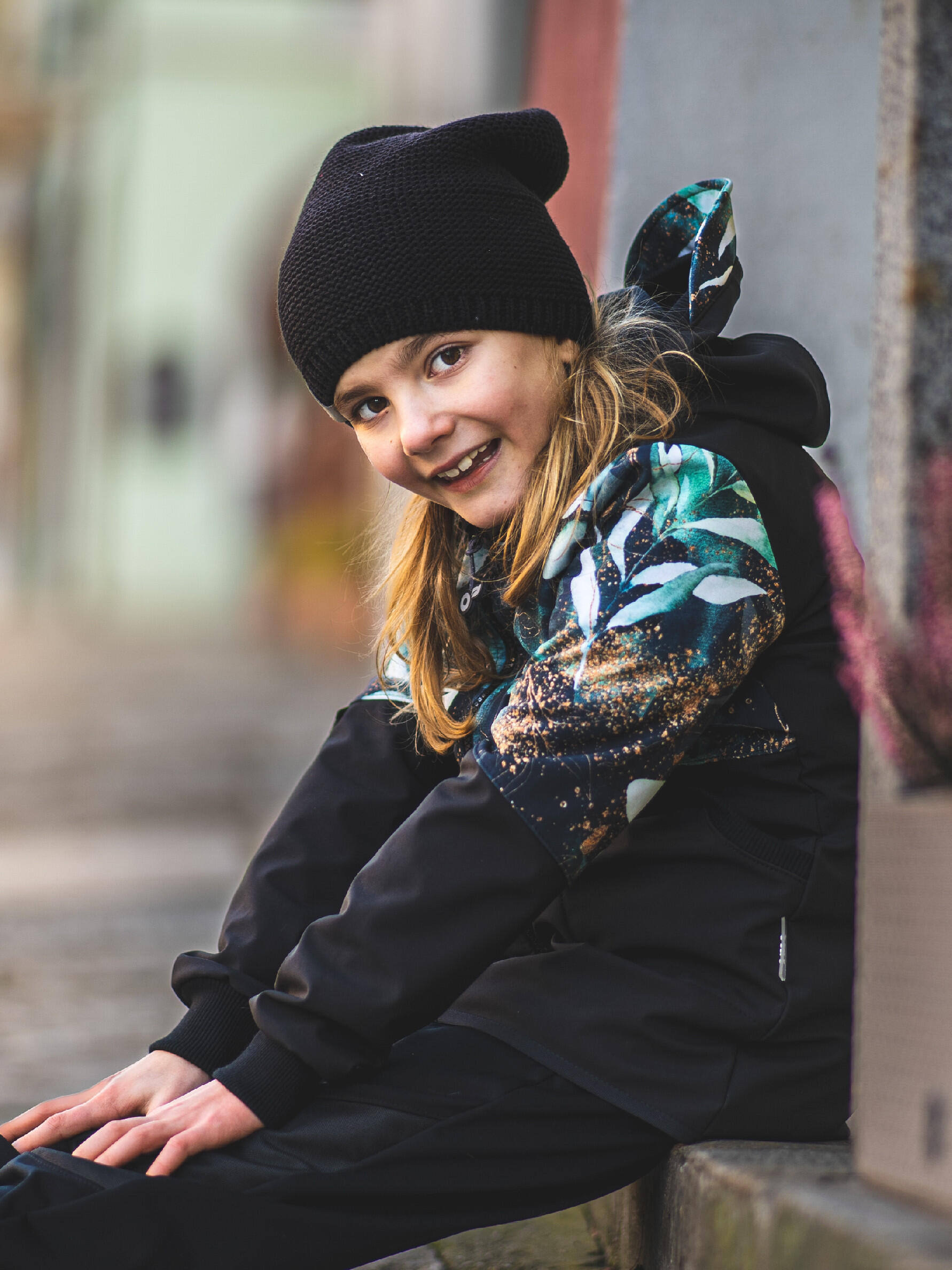 Dívčí softshellový kabát s fleecem Street 6/7