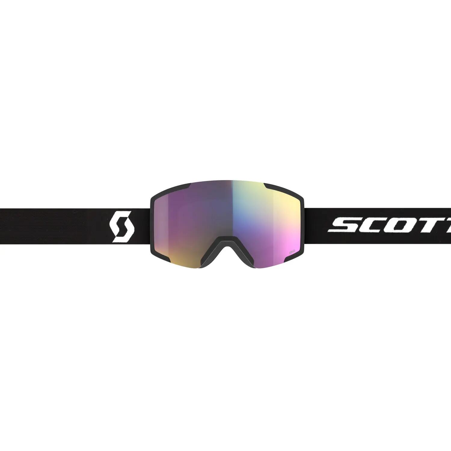Scott Shield Skibril - Zwart/Wit/Chroom 2/3