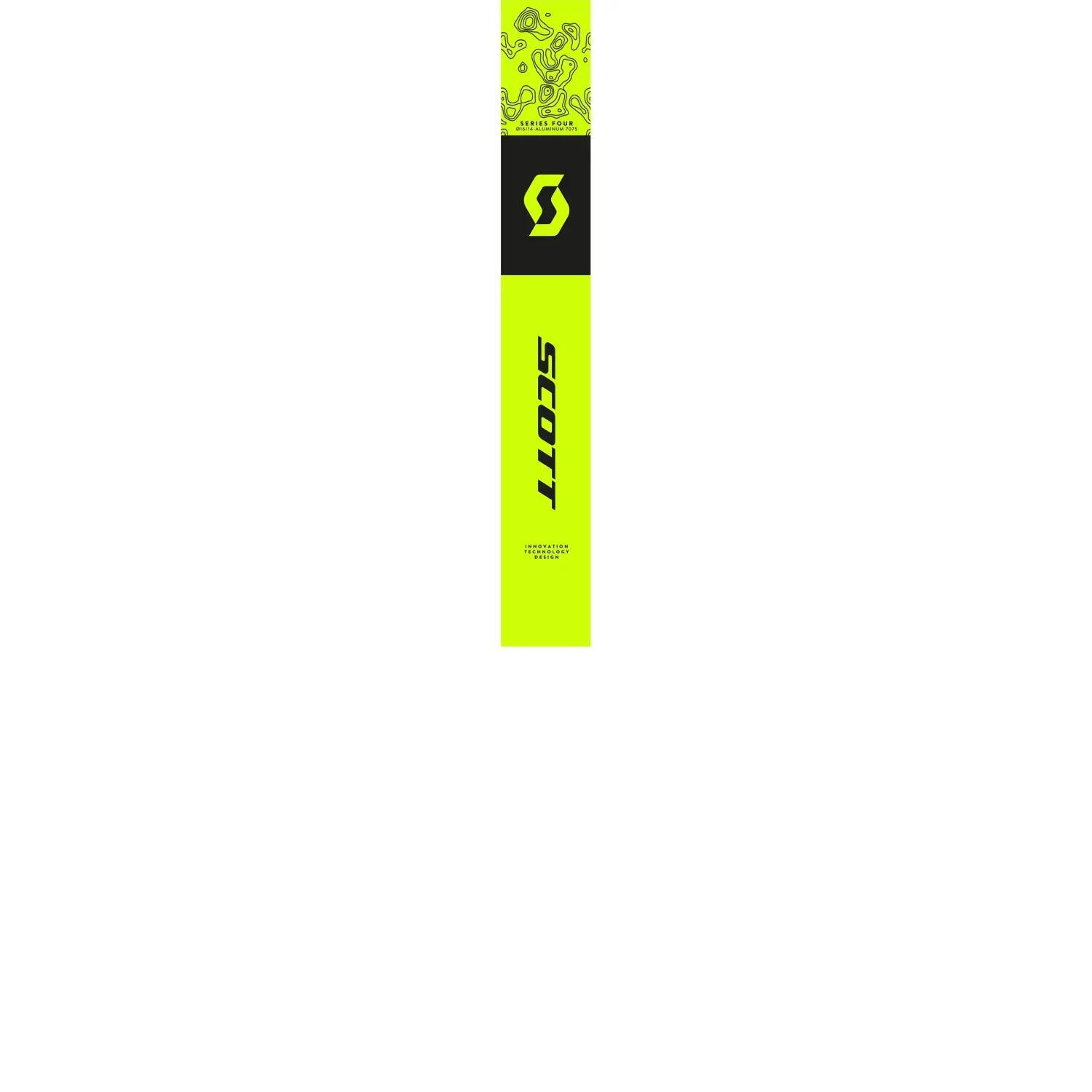 Scott Proguide SRS toerski skistokken 105-140 cm fluor geel 2/4