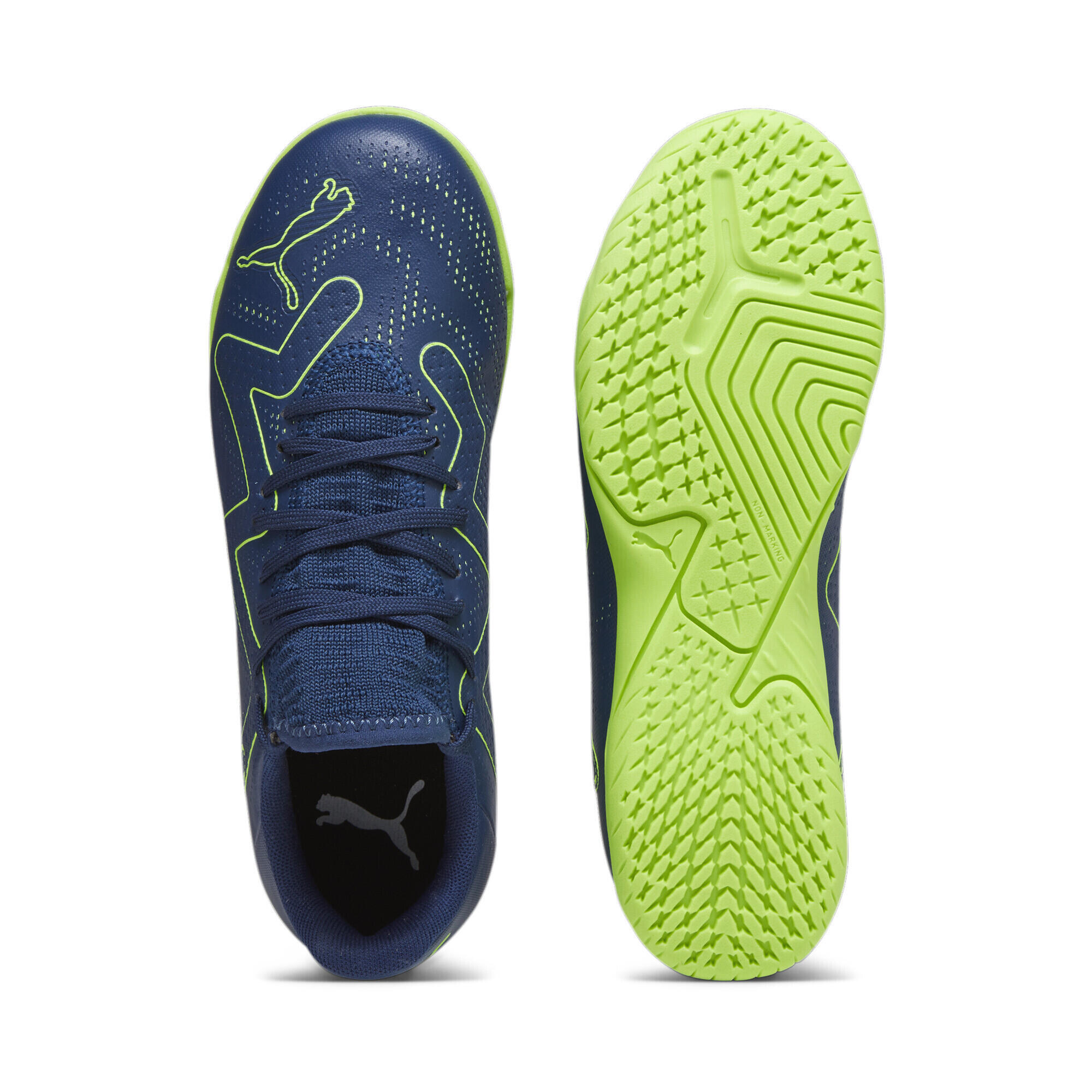 Botas de fútbol Niños FUTURE PLAY IT PUMA Persian Blue Pro Green 4/6