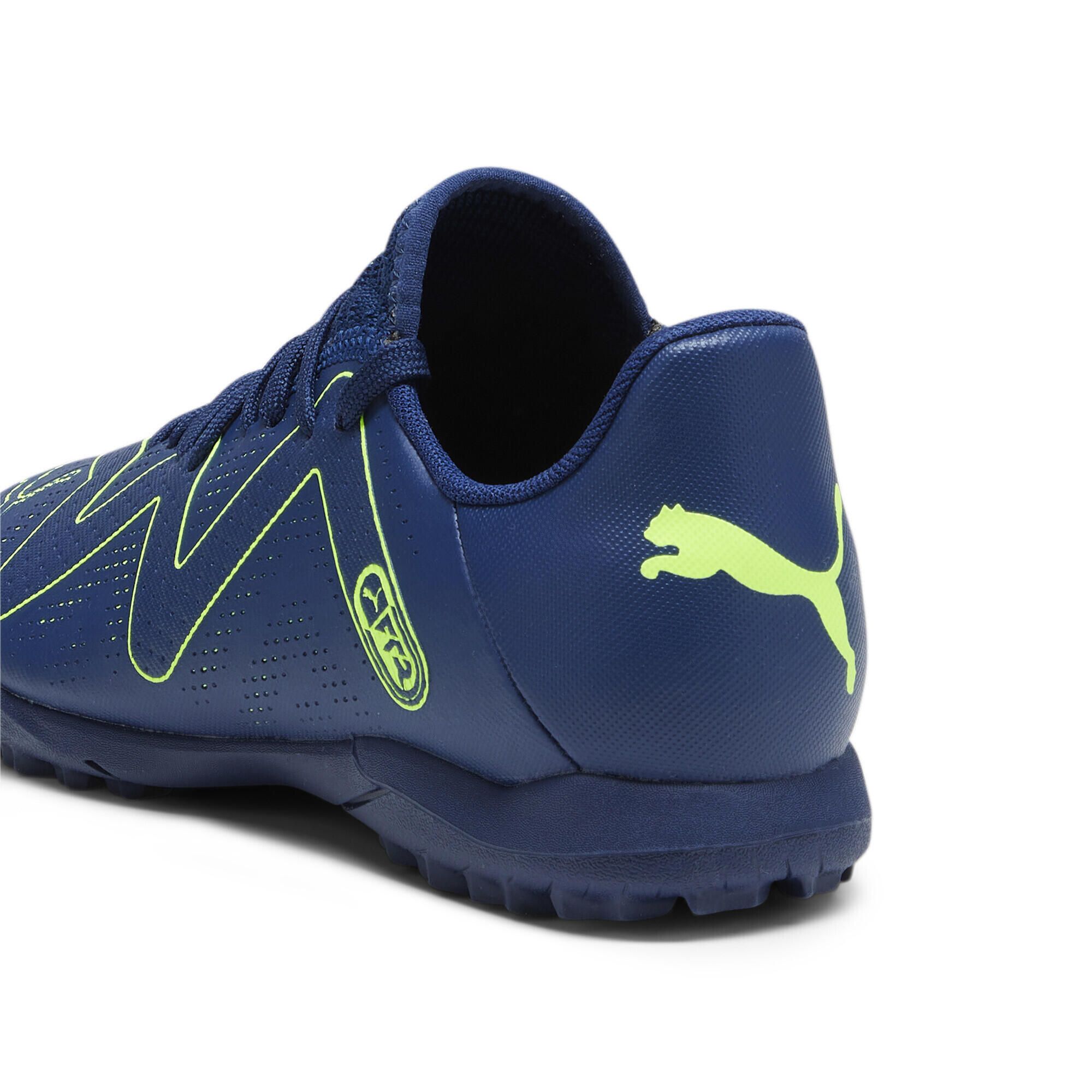Scarpe da calcio FUTURE PLAY TT da ragazzi PUMA Persian Blue Pro Green 2/6