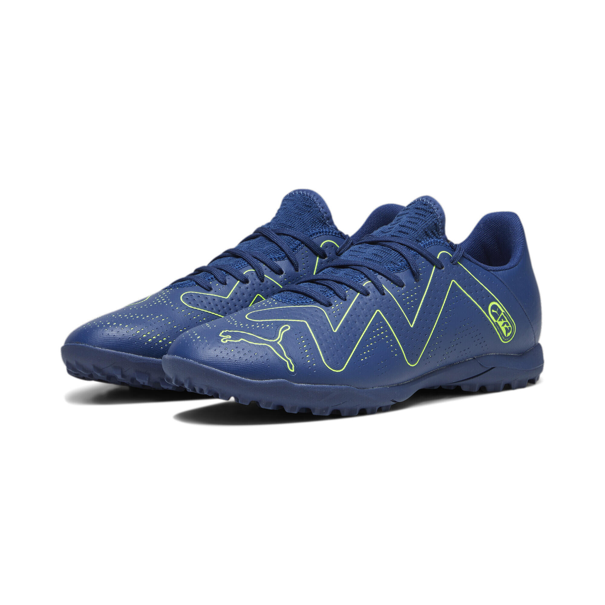 PUMA FUTURE PLAY TT voetbalschoenen voor heren PUMA Persian Blue Pro Green