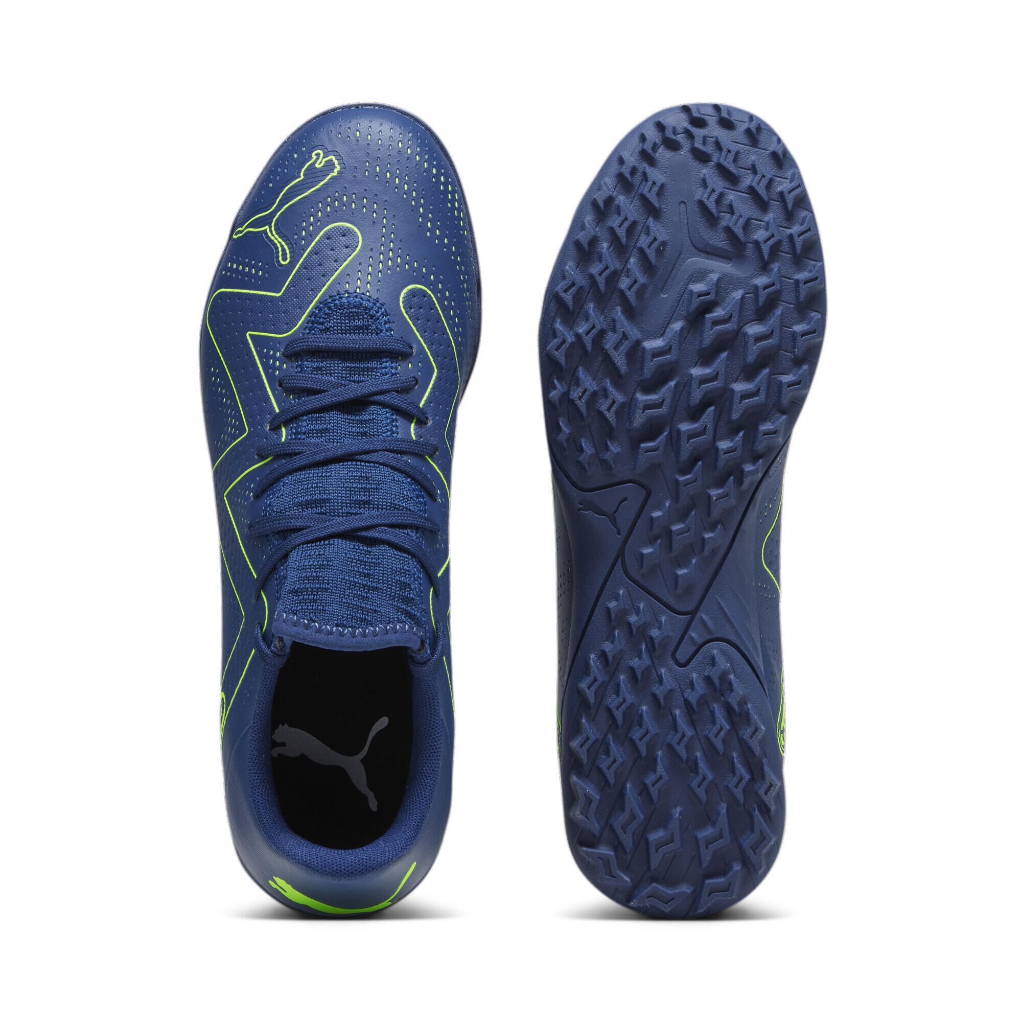 Chaussures de football FUTURE PLAY TT PUMA Persian Blue Pro Green 6/7