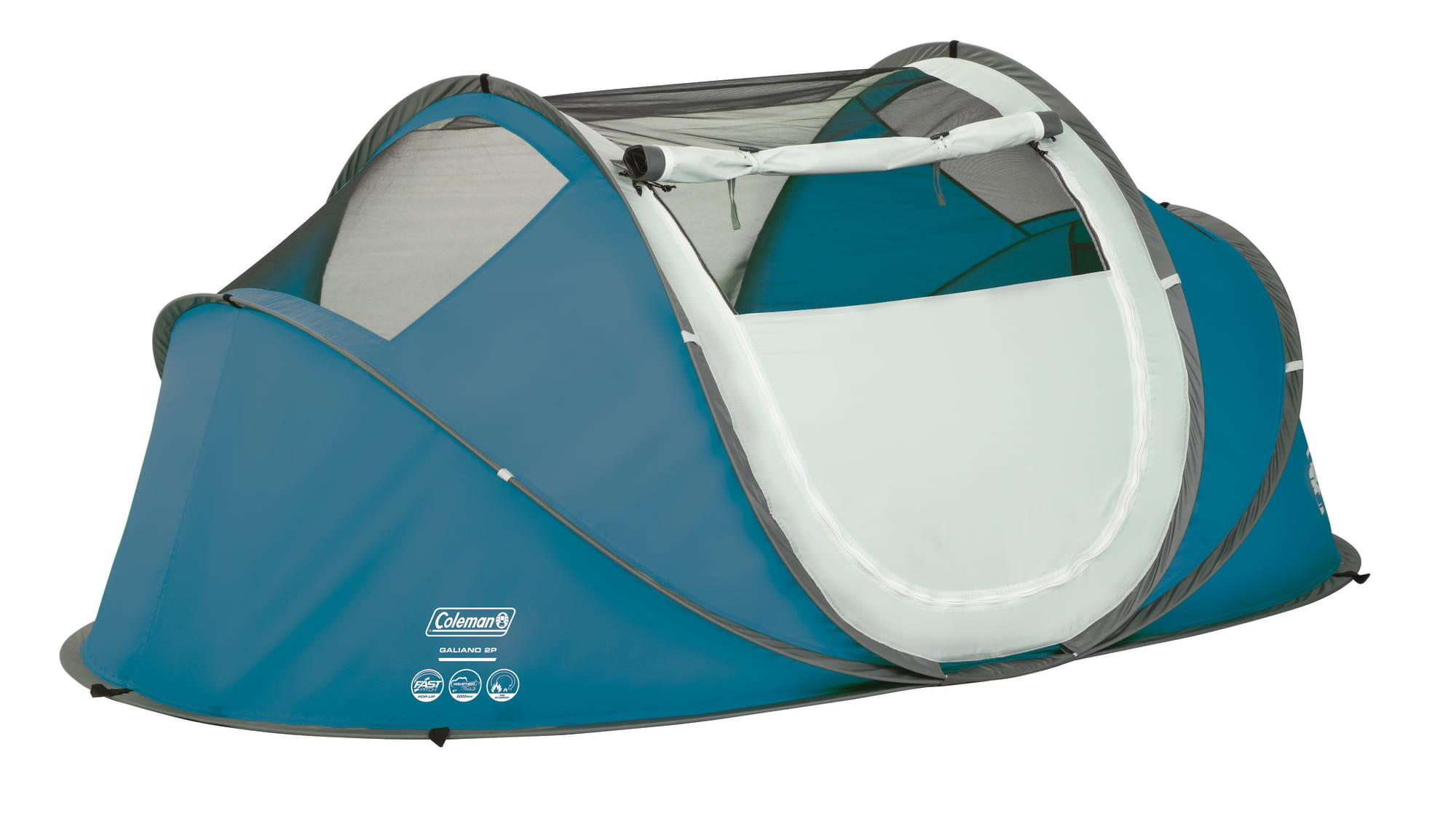 Coleman FastPitch Galiano 2 Pop-Up Tent, 2-Berth 2/7