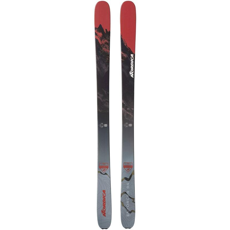 Esquí sin fijación ENFORCER 94 UNLIMITED Nordica rojo freeride