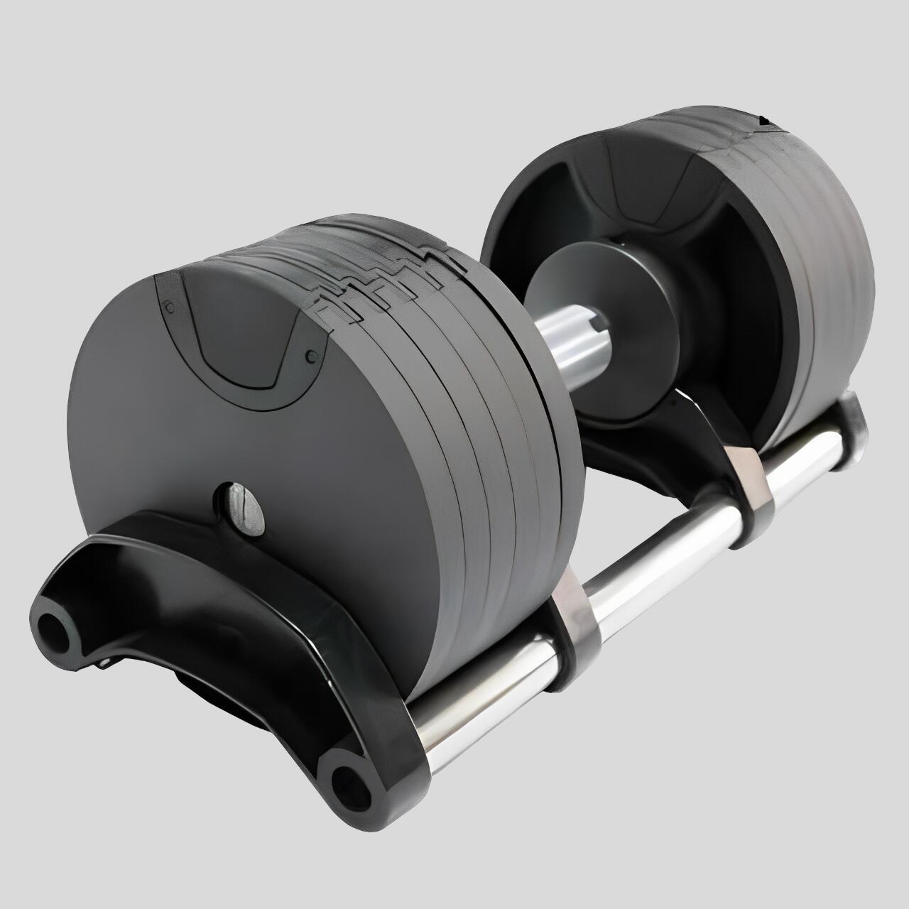 2 Mancuernas Ajustables Power 2-32 kg (Par) con Base de Almacenamiento 3/3