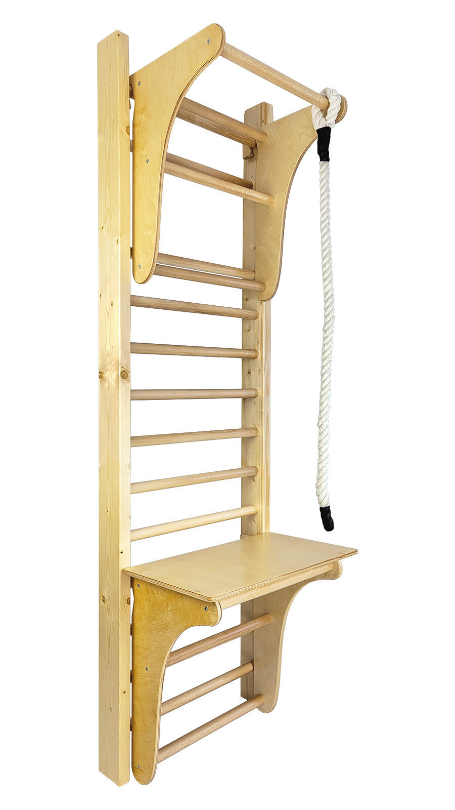 Drabinka gimnastyczna Leon 195 x 80 cm drewniana UNDERFIT 3/6