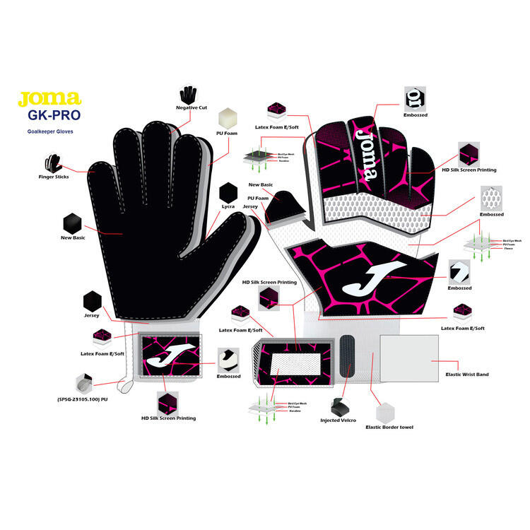 Gants Gardien De But Football Joma Gk- Pro Noir