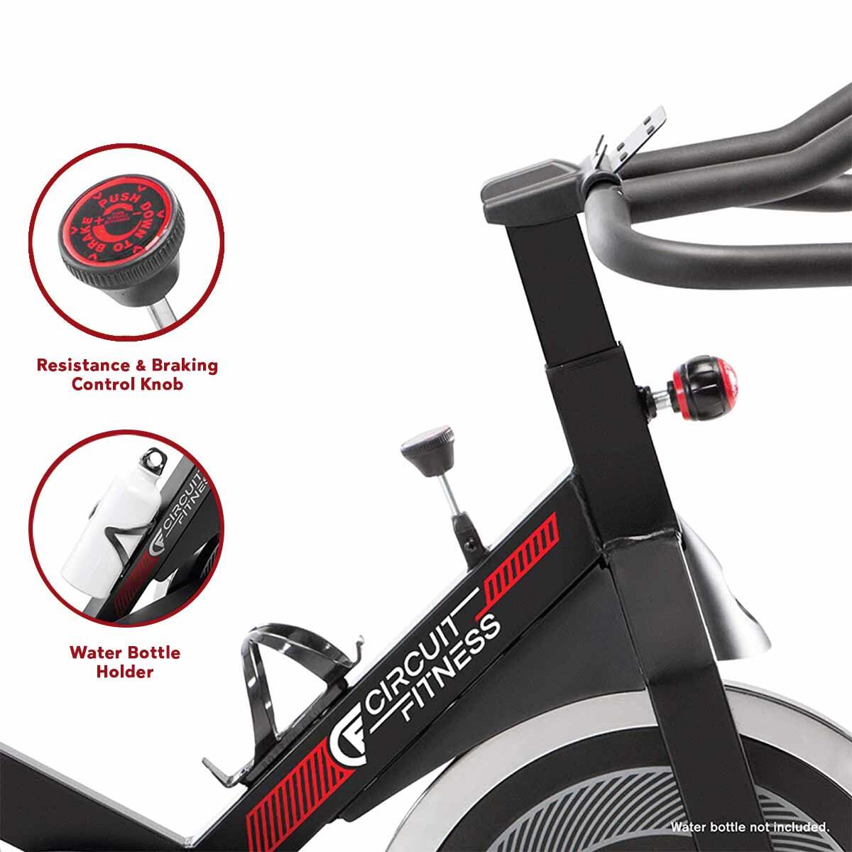 CIRCUIT FITNESS AMZ-948BK CLUB REVOLUTION SPIN CYCLE RED 4/7