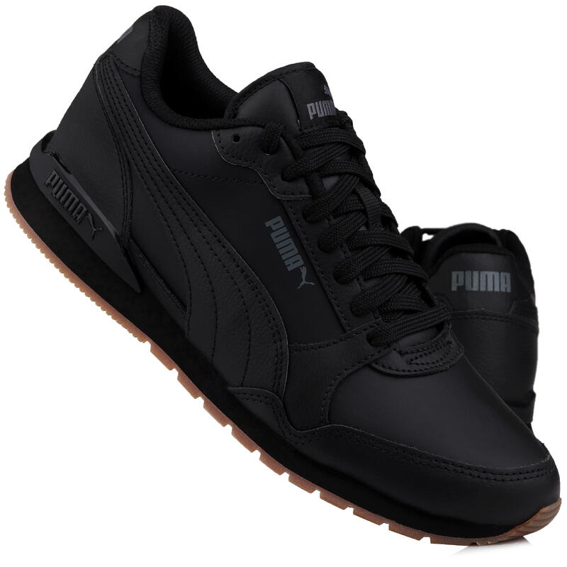 ST Runner v3 L Sneakers Erwachsene PUMA Black Gum Beige