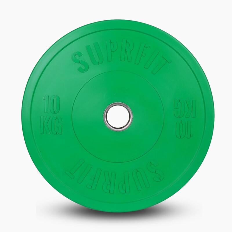 Colored Bumper Plates (individual) - 10 kg