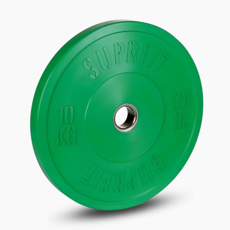 Colored Bumper Plates (individual) - 10 kg